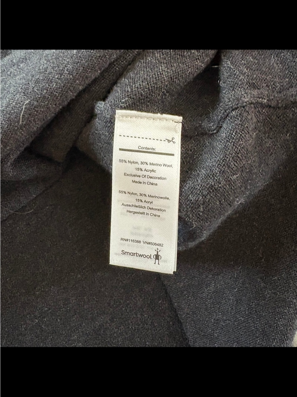 Smartwool Bell Sleeve Crew Neck Sweater Charcoal Heather. Size Small. - Picture 8 of 11